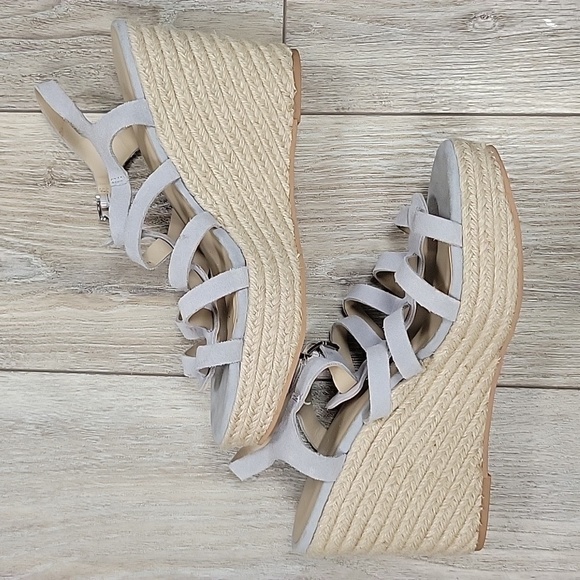 Seychelles Size 11 Light Gray Naturally Wedge Sandal - Picture 5 of 8